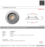 Foco embutido aluminio Ø 10 cm GU10 - TOFO0047