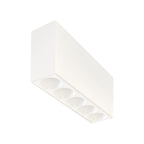 Foco sobrepuesto dimeable metal blanco 14x7 cm 5 luces LED 2W - TOFO0056