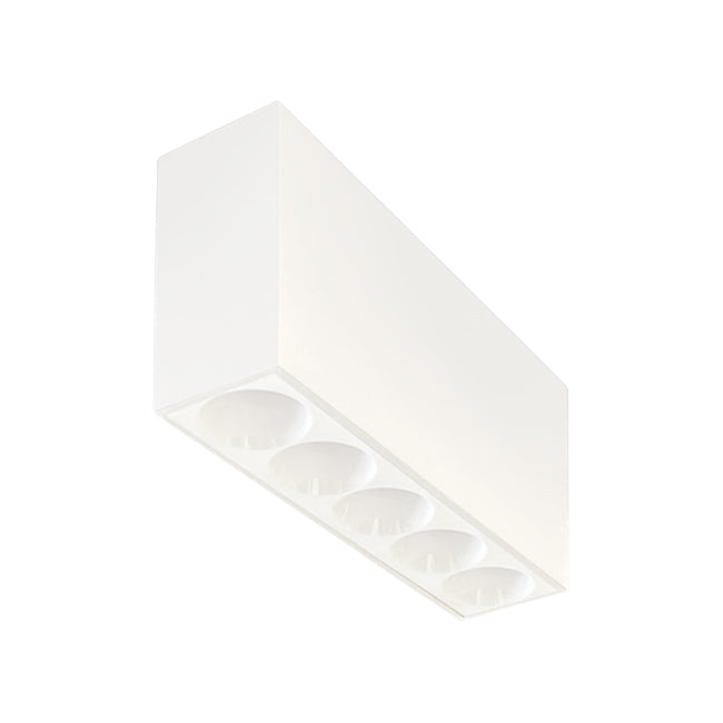 Foco sobrepuesto dimeable metal blanco 14x7 cm 5 luces LED 2W - TOFO0056