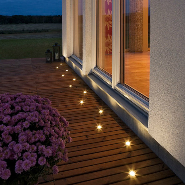 Foco embutido aluminio piso exterior LED 1 W 12V- TOFO0067