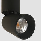 Foco sobrepuesto dirigible metal dimeable negro Ø 6,3x15 cm LED 8W - TOFO0075