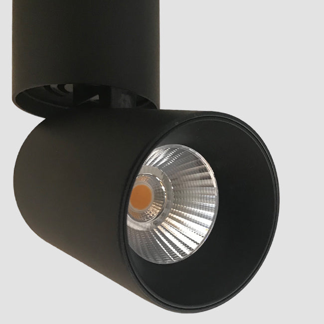 Foco sobrepuesto dirigible metal dimeable negro Ø 6,3x15 cm LED 8W - TOFO0075