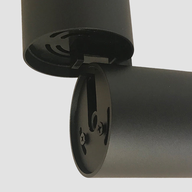 Foco sobrepuesto dirigible metal dimeable negro Ø 6,3x15 cm LED 8W - TOFO0075