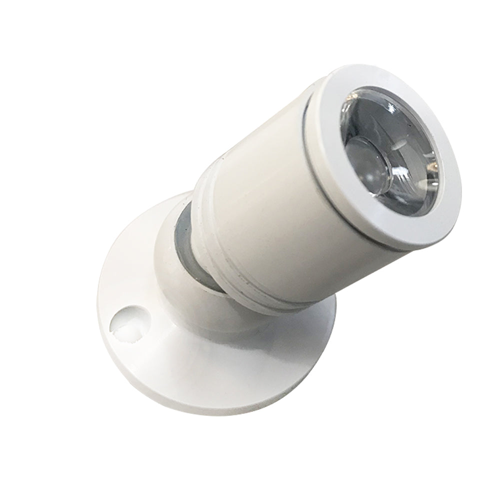 Foco mini metal sobrepuesto blanco dirigible Ø 2x4 cm LED 3W - TOFO0078