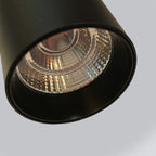 Lámpara colgante metal negro Ø6 cm LED 15W - TOLC0003