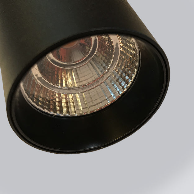 Lámpara colgante metal negro Ø6 cm LED 15W - TOLC0003