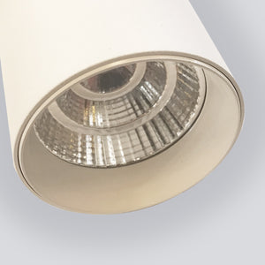 Lámpara colgante metal blanco Ø6 cm LED 15W - TOLC0004