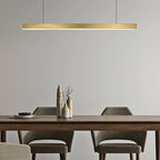 Lámpara colgante metal dorado 120 cm LED 40W - TOLC0007
