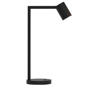 Lámpara sobremesa metal negro dirigible 42 cm GU10 - TOLS0007