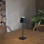 Lámpara sobremesa aluminio negro Ø 10,5x38 cm LED 3,5 W - TOLS0010