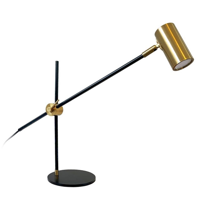 Lámpara sobremesa metal negro oro G9 5W - TOLS0012