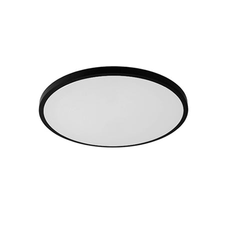 Plafón metal negro Ø 23 cm LED 24W - TOPL0004