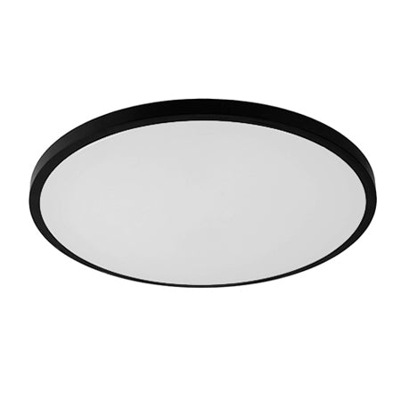 Plafón metal negro Ø 50 cm LED 48W - TOPL0008