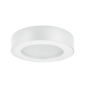 Plafón interior/exterior metal blanco Ø 20 cm LED 12W - TOPL0009