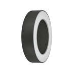 Plafón interior/exterior metal negro Ø 20 cm LED 12W - TOPL0010