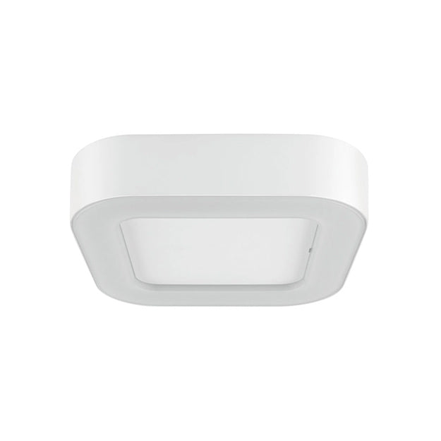 Plafón interior/exterior metal blanco 20x20 cm LED 12W - TOPL0011