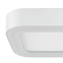 Cargar imagen en el visor de la galería, Plafón interior/exterior metal blanco 20x20 cm LED 12W - TOPL0011
