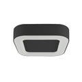 Plafón interior/exterior metal negro 20x20 cm LED 12W - TOPL0012
