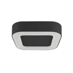 Plafón interior/exterior metal negro 20x20 cm LED 12W - TOPL0012