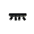 Foco metal dimeable negro mate 20x8 cm 4 luces LED 3W - TORE0001