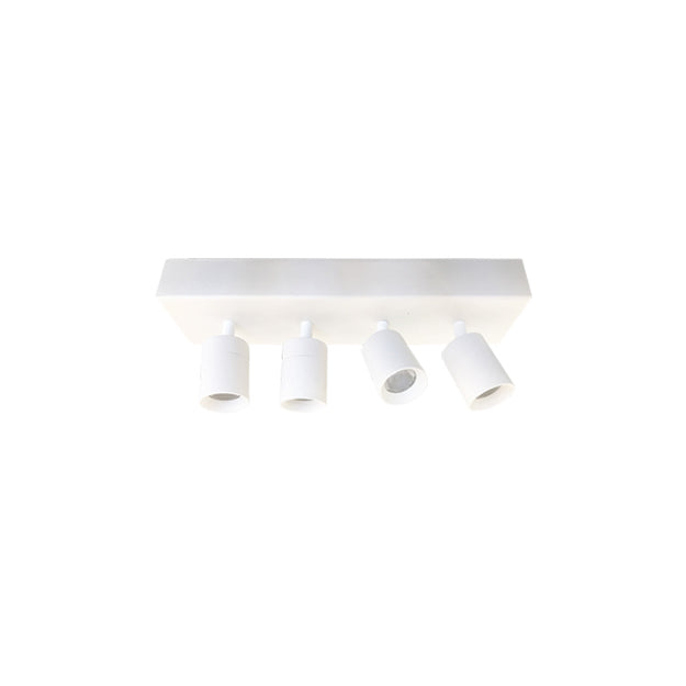 Foco metal dimeable blanco 20x8 cm 4 luces LED 3W - TORE0002