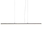 Lámpara colgante lineal metal negro 86cm 11,5W LED - WLLC0046