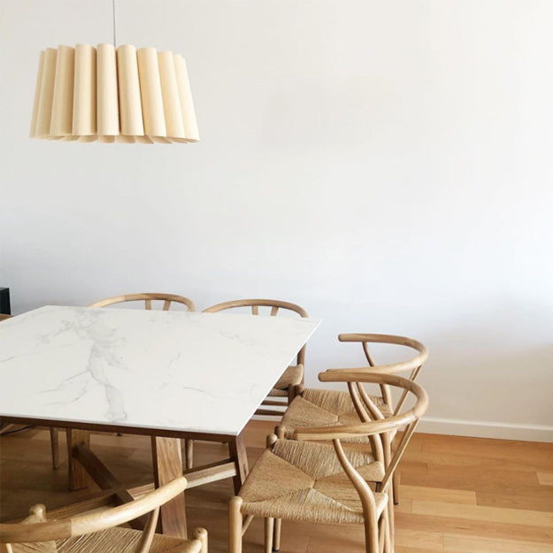 Lámpara colgante madera natural Ø 56 cm E27 - A pedido - WPLC0005