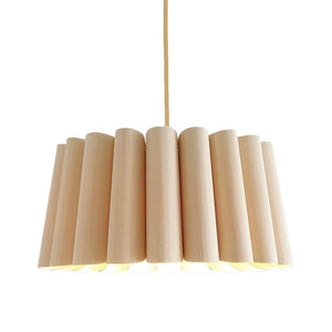 Lámpara colgante madera natural Ø 56 cm E27 - A pedido
