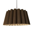 Lámpara colgante madera café Ø 56 cm E27 - A pedido - WPLC0009