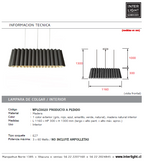 Lámpara colgante madera gris 1,160 cm E27 - A pedido - WPLC0020