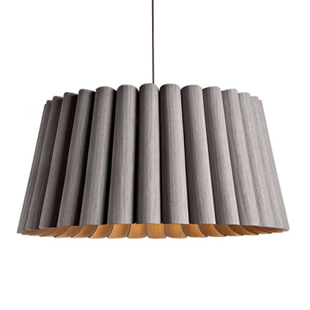 Lámpara colgante madera gris Ø 80 cm E27 - A pedido