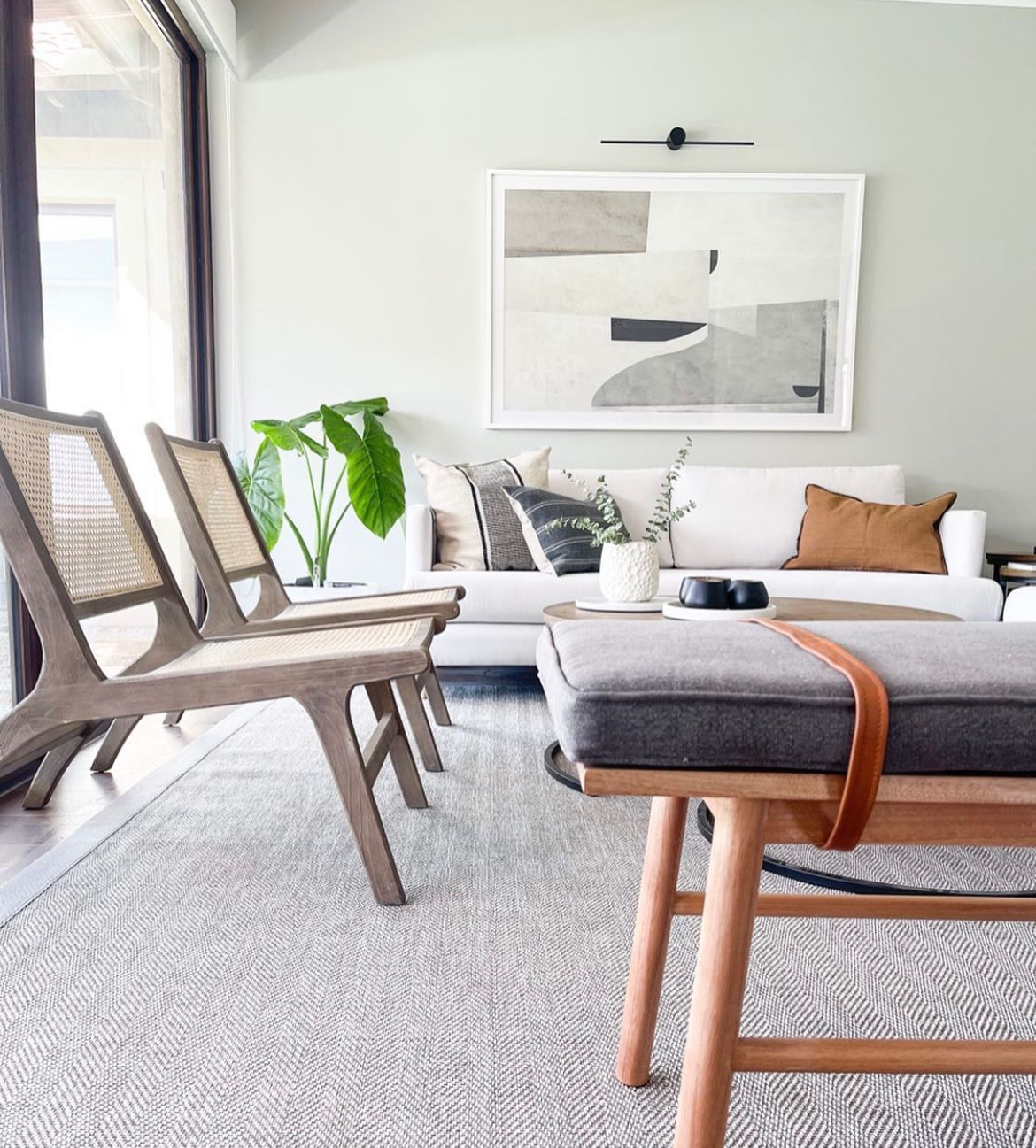 Apliqué aluminio negro luz indirecta 60x7,2cm LED 6W - LUAP0073