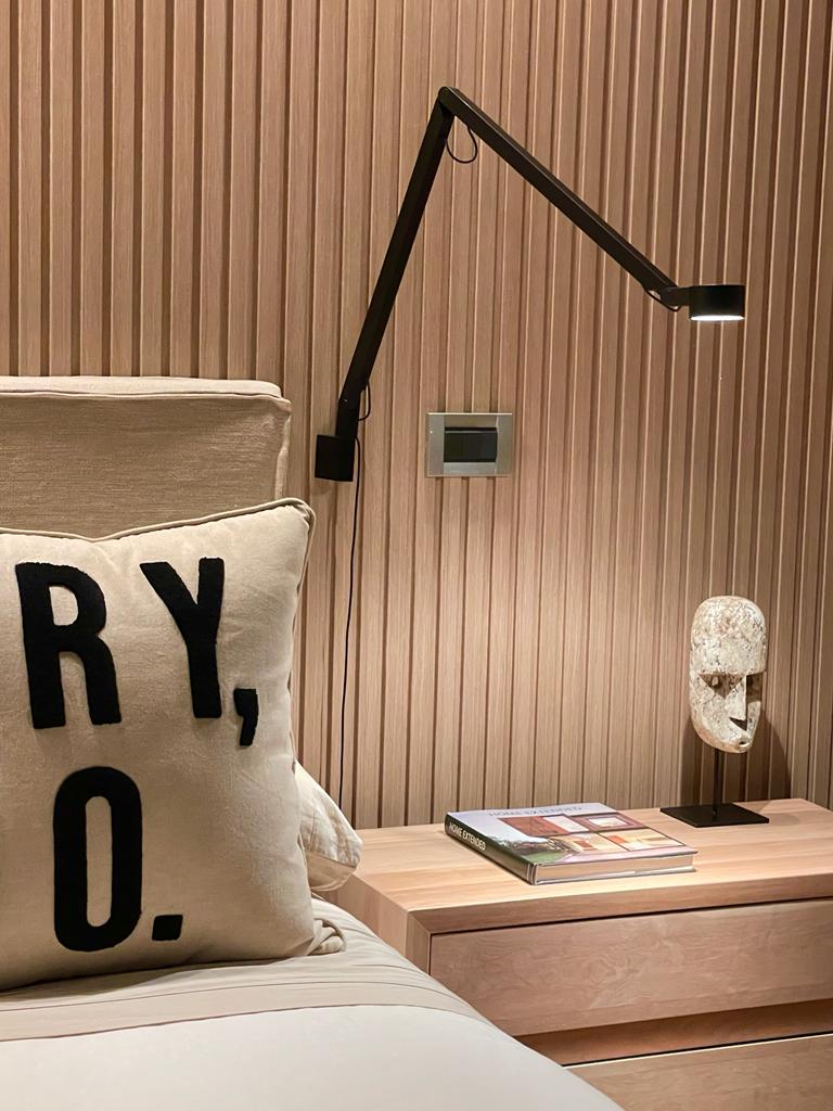 Apliqué metal negro articulado LED 6W - JGAP0006