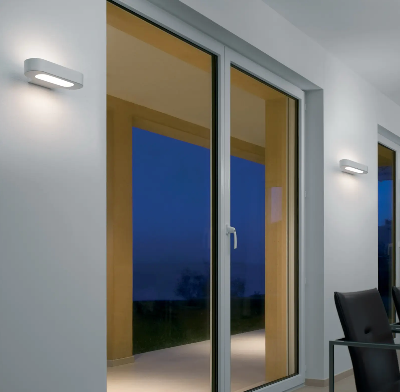 Apliqué aluminio blanco 21 cm LED 8W - SUAP0035
