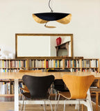 Lámpara colgante metal negro bronce Ø 60 cm LED 12W - LGLC0083