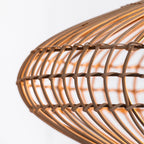 Lámpara colgante ratán natural Ø 56 cm E27 - LULC0152