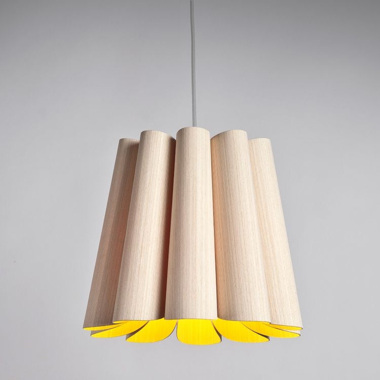 Lámpara colgante madera natural Ø 32 cm E27 - A pedido - WPLC0007