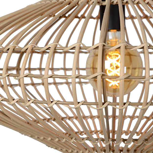 Lámpara colgante ratán natural Ø 56 cm E27 - LULC0152