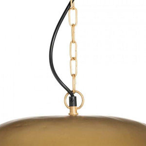 Lámpara colgante hierro color oro Ø 30cm E27 - IXLC0048