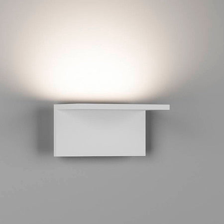 Apliqué metal blanco luz indirecta 20x10 cm LED 12W - TOAP0026
