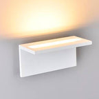 Apliqué metal blanco luz indirecta 20x10 cm LED 12W - TOAP0026