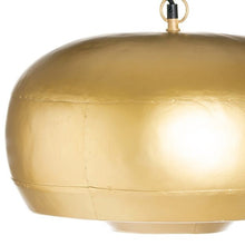 Cargar imagen en el visor de la galería, Lámpara colgante hierro color oro Ø 30cm E27
