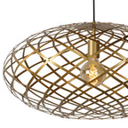 Lámpara colgante metal oro mate Ø 65 cm E27 - LULC0159