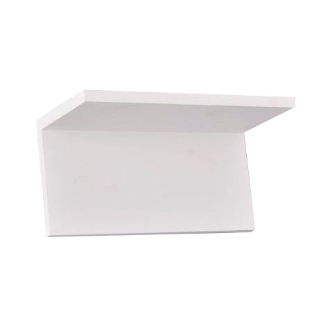 Apliqué metal blanco luz indirecta 20x10 cm LED 12W - TOAP0026