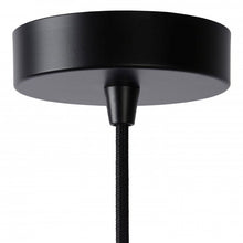 Cargar imagen en el visor de la galería, Lámpara colgante metal negro Ø 45 cm E27 -LULC0153

