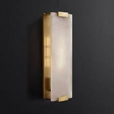 Apliqué metal alabastro bronce 15x47 cm E27 - LGAP0072