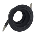 Foco embutido aluminio negro óptica profunda Ø9x4,5 cm GU10 - MUFO0117