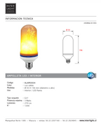 Ampolleta Flama LED E27 - ALAM0004